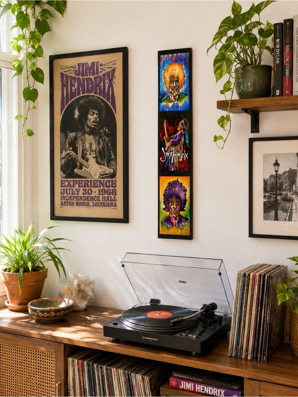 Jimi Hendrix Art by Reggie Ford